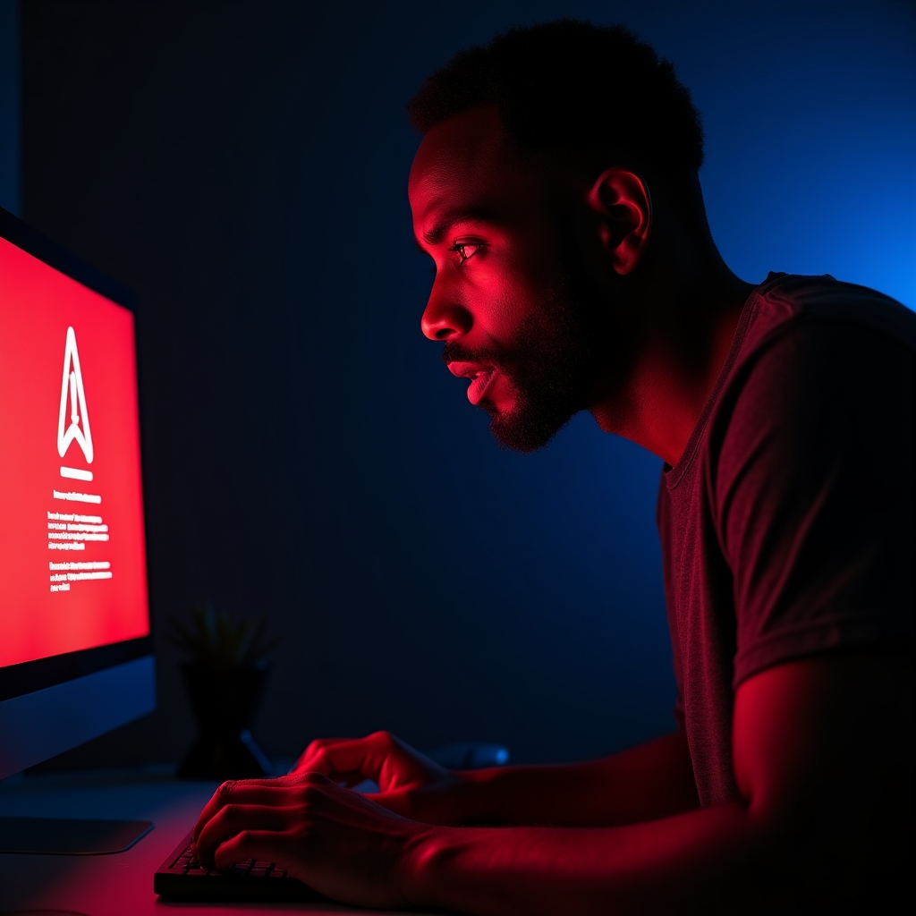 Sicherheitsvorfall-Management auf einem modernen Computerbildschirm